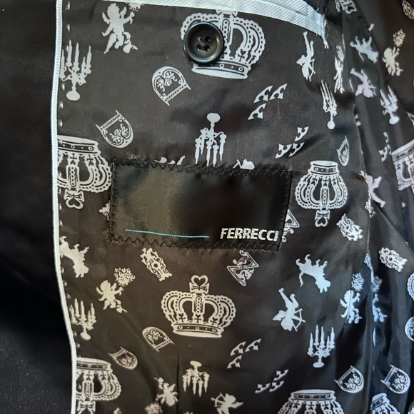 FERRECCI • Red Velvet Men’s Dress Jacket • 38R • - Picture 5 of 10